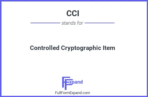 Full form of CCI