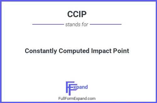 Full form of CCIP