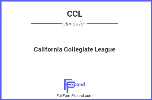 Full form of CCL
