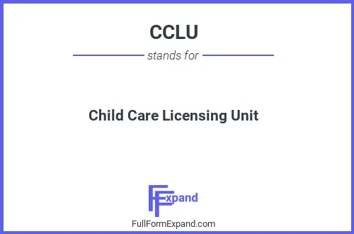 Full form of CCLU