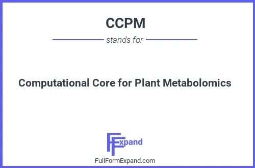 Full form of CCPM