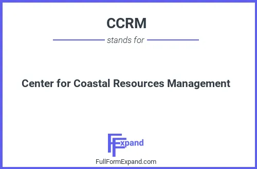 Full form of CCRM