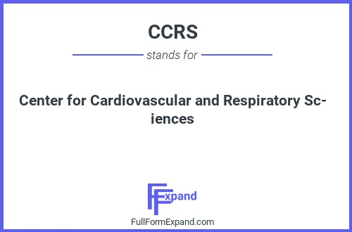 Full form of CCRS