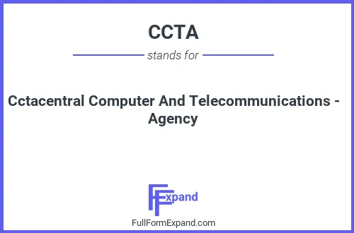 Full form of CCTA