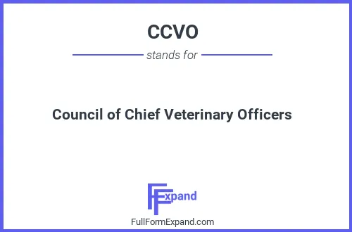Full form of CCVO