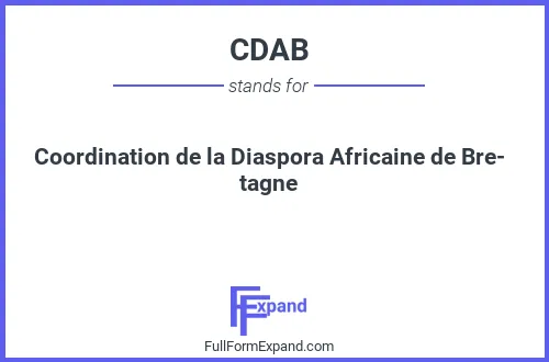 Full form of CDAB