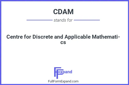 Full form of CDAM