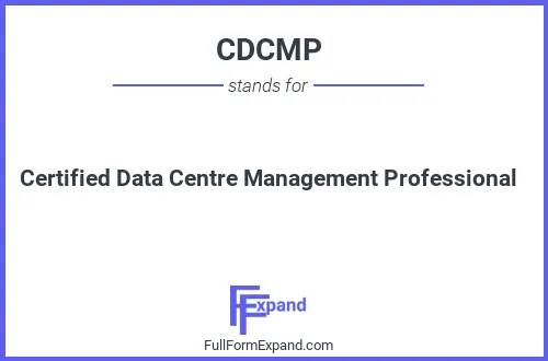 Full form of CDCMP