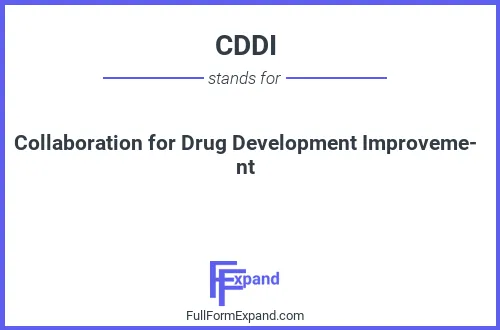 Full form of CDDI