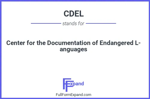 Full form of CDEL