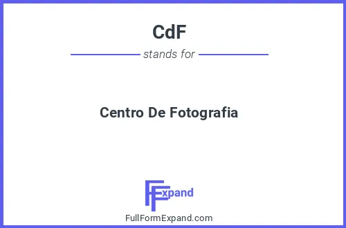 Full form of CdF