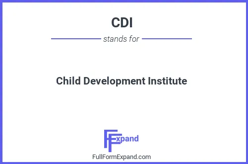 Full form of CDI