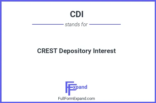 Full form of CDI