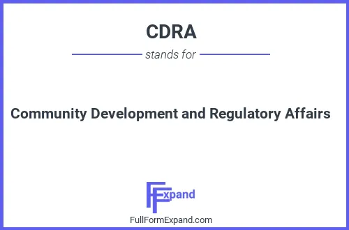 Full form of CDRA