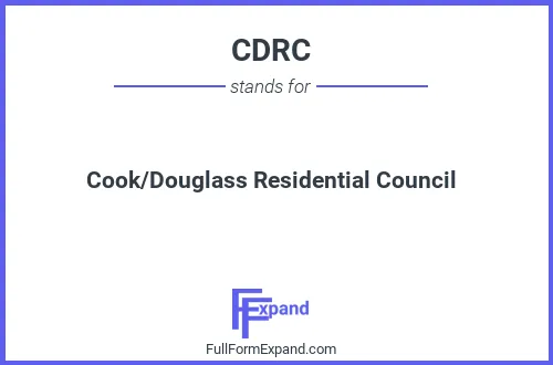 Full form of CDRC