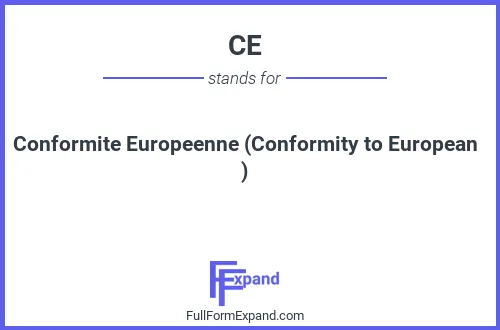 Full form of CE