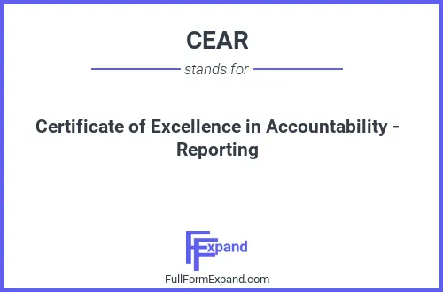 Full form of CEAR