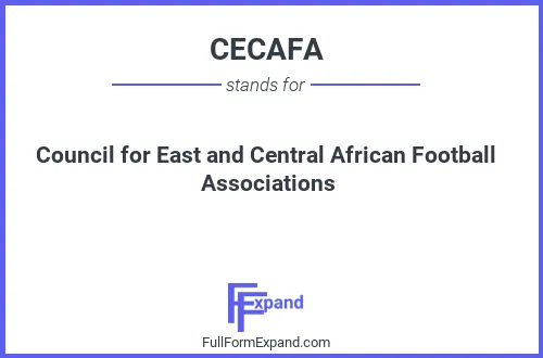 Full form of CECAFA