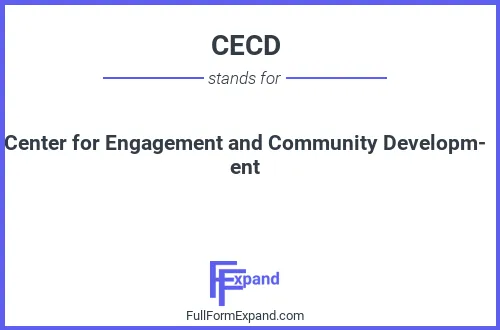 Full form of CECD