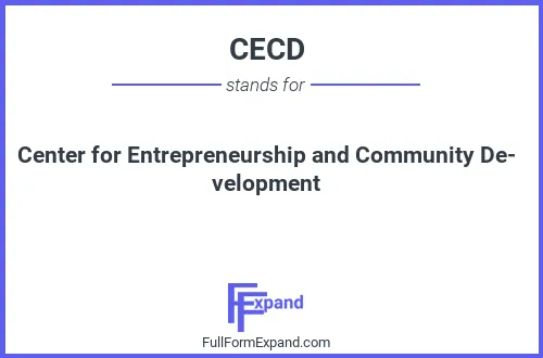 Full form of CECD