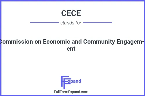 Full form of CECE