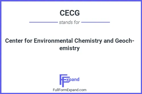 Full form of CECG