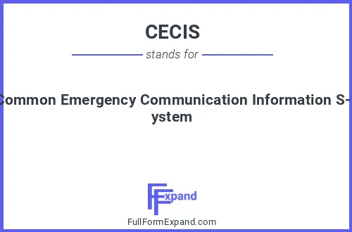 Full form of CECIS