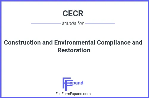 Full form of CECR
