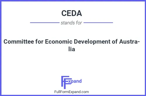 Full form of CEDA