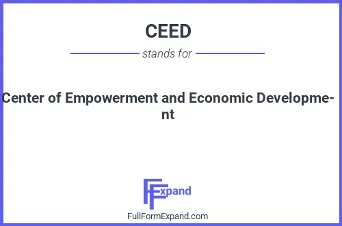 Full form of CEED