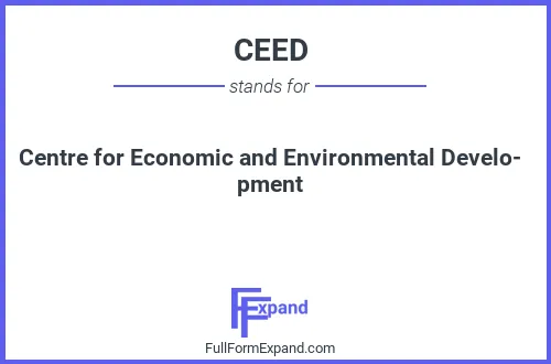 Full form of CEED