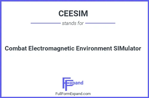 Full form of CEESIM
