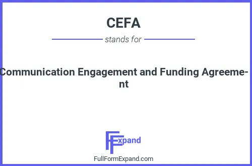 Full form of CEFA