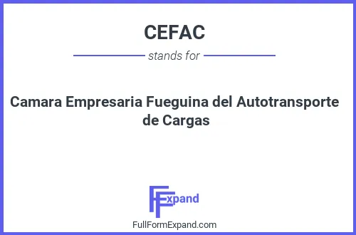 Full form of CEFAC