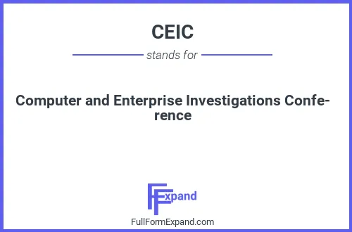 Full form of CEIC