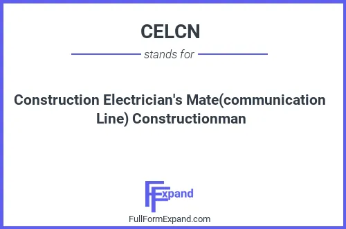 Full form of CELCN