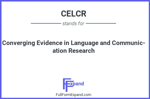 Full form of CELCR