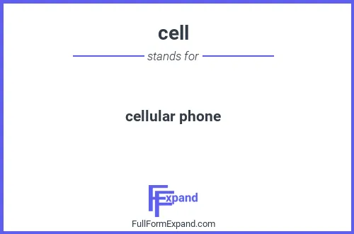 Full form of cell