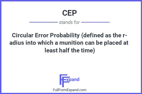 Full form of CEP