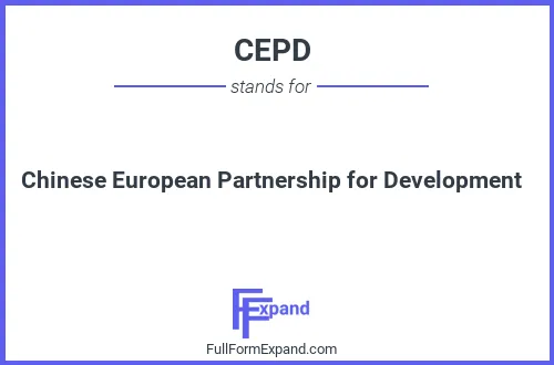 Full form of CEPD