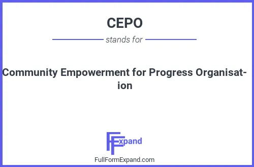 Full form of CEPO
