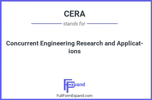 Full form of CERA