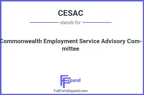 Full form of CESAC
