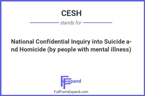 Full form of CESH