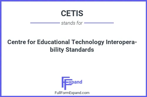Full form of CETIS