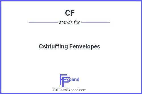 Full form of CF