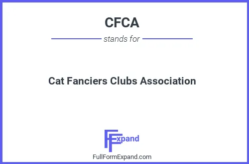 Full form of CFCA