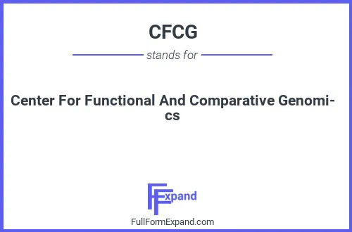 Full form of CFCG