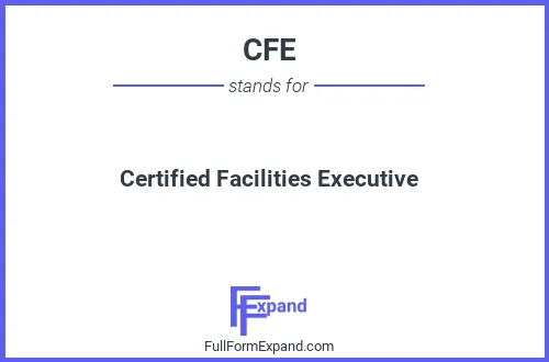 Full form of CFE