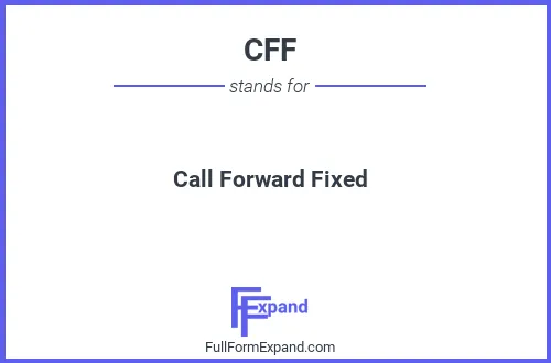 Full form of CFF